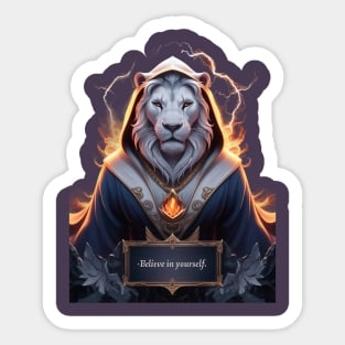 Casts a Shadow Over Their Face Sticker